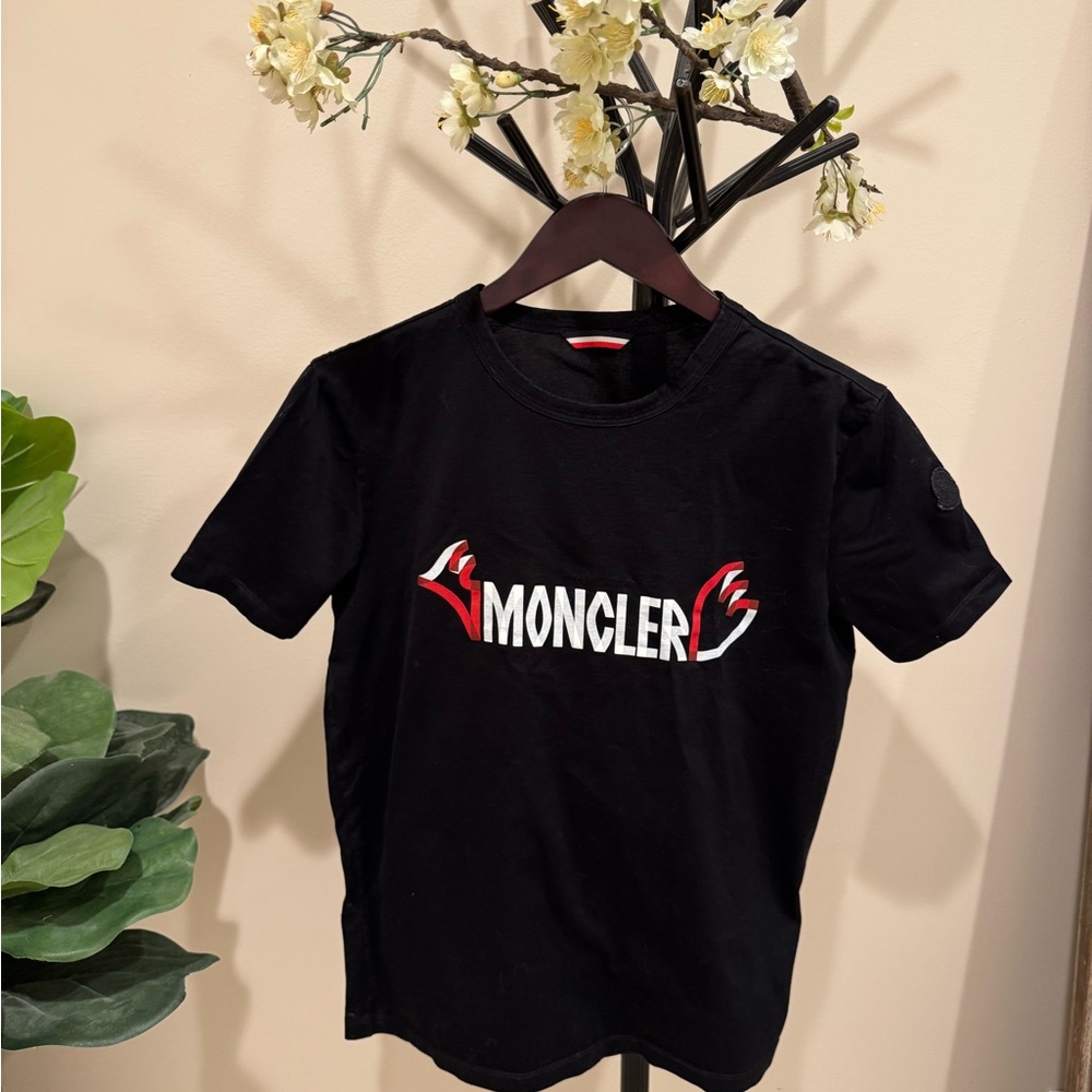 Moncler Black T-Shirt